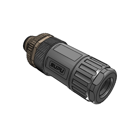 M12A-Assembly welded type,straight male8-core,unshielded,the diameter of the adapter wire is 6.0-8.0MM