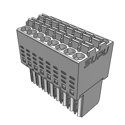 间距：2.54mm; 额定电压：160V; 额定电流：6A; 连接方式： 直插弹簧接线; 颜色：可定制