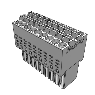 间距：2.54mm; 额定电压：160V; 额定电流：6A; 连接方式： 直插弹簧接线; 颜色：可定制