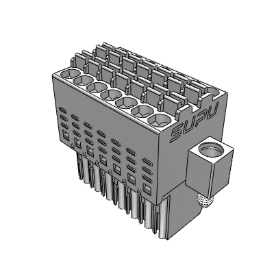 间距：2.54mm; 额定电压：160V; 额定电流：6A; 连接方式： 直插弹簧接线; 颜色：可定制