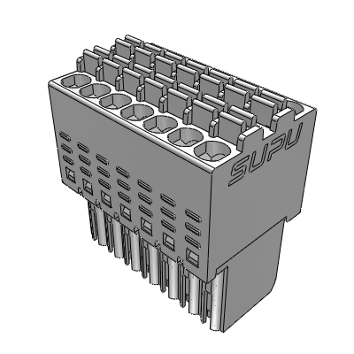间距：2.54mm; 额定电压：160V; 额定电流：6A; 连接方式： 直插弹簧接线; 颜色：可定制