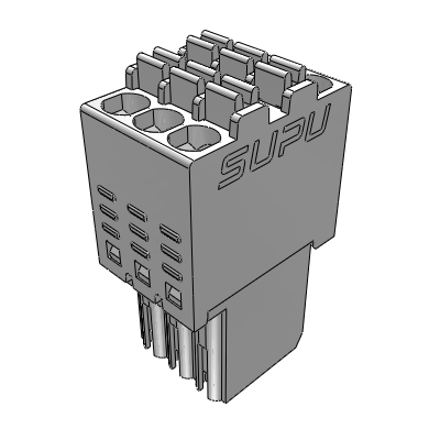 间距：2.54mm; 额定电压：160V; 额定电流：6A; 连接方式： 直插弹簧接线; 颜色：可定制