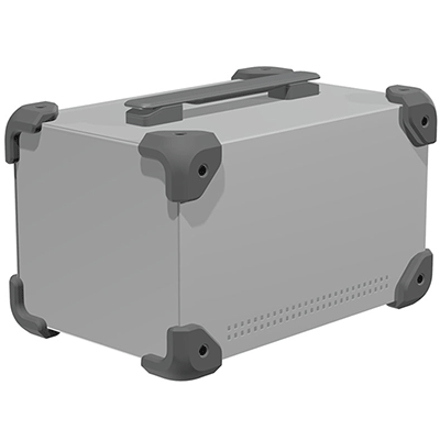ALUMINIUM CASE with CORNER GUARD