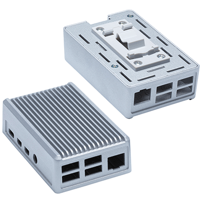 DIN rail mount Raspberry Pi 4B heatsink case