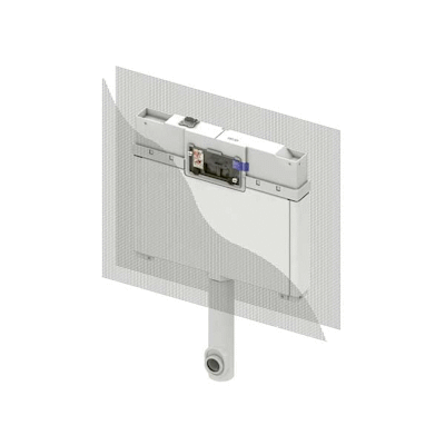 Toilet modules with Octa cistern