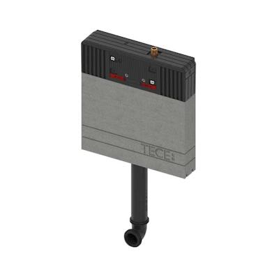 Toilet modules with Compact cistern