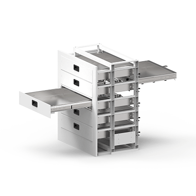 storage system with drawers