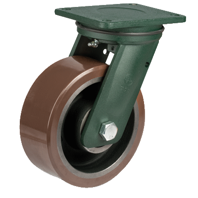 58GH- "TR POWERHIGH"  POLYURETHANE WHEELS WITH CAST IRON CENTRE