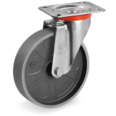 69 - CAST IRON SOLID WHEELS