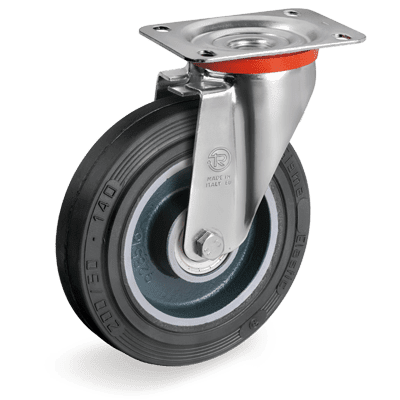72GH - SIGMA ELASTIC RUBBER WHEELS, CAST IRON CENTRE
