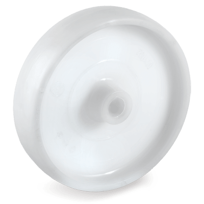 Polyamide 6 solid wheels, plain bore