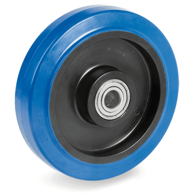 "SIGMA ELASTIC" wheels, polyamide 6 centre, ball bearing bore