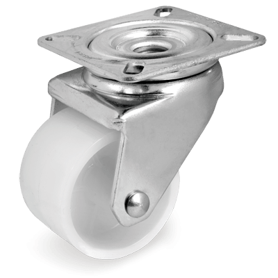 Twin solid polyamide 6 wheels
