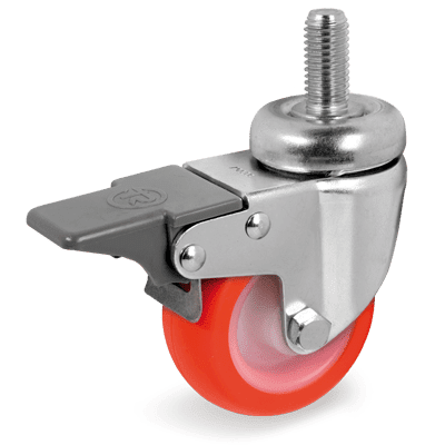 36 - INSTITUTIONAL INJECTION POLYURETHANE WHEELS, POLYAMIDE 6 CENTRE