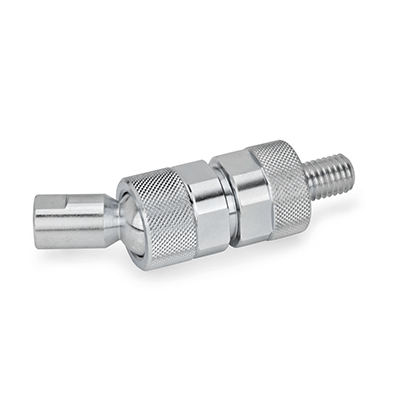 Ball joints, Stainless Steel, Type KI, Ball with female thread, Mounting socket with male thread