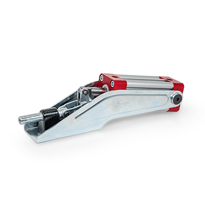 Toggle Clamps, Pneumatic, for Push Clamping, Type SP, Steel sheet metal body