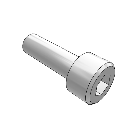 Hexagon socket plastic screw