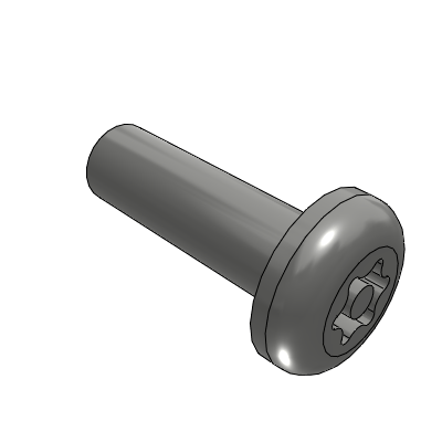 Anti-theft dome head star screw