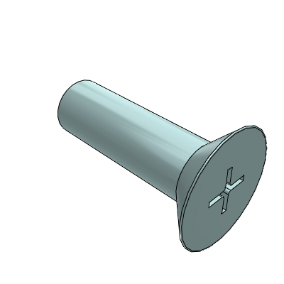 Pan head Phillips screw