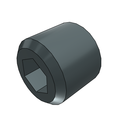 Stop screw (Flat tail, Hexagon socket)