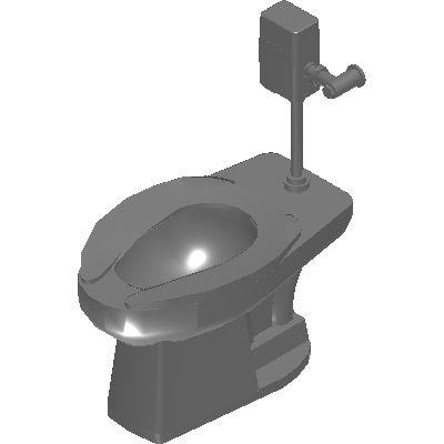 TOTO Commercial Flushometer High Efficiency Toilet, 1.28 GPF, Elongated Bowl - CEFIONTECT Industrial Valves