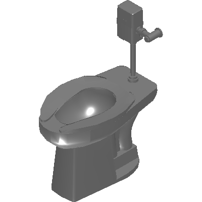TOTO Commercial Ultra-High Efficiency Toilet, 1.0 GPF, ADA, Elongated Bowl (Reclaimed Water Option) Industrial Valves