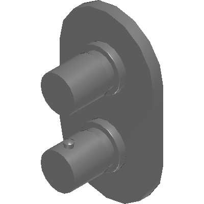 TOTO Nexus® Thermostatic Mixing Valve Trim with Single Volume Control Industrial Valves