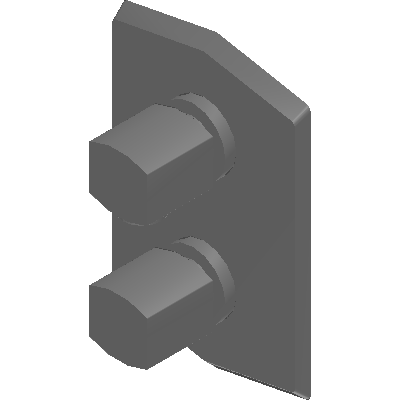 TOTO Soirée® Thermostatic Mixing Valve Trim with Single Volume Control Industrial Valves