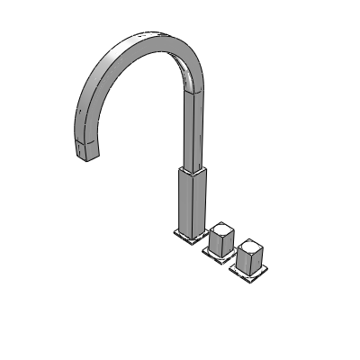 TRES STUDY HIGH SHELF MIXER FAUCET FOR WASH BASIN Industrial Valves