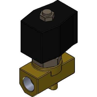 Trident Emergency Products 301260VALVESOLENOID375NPTBRASS Industrial Valves
