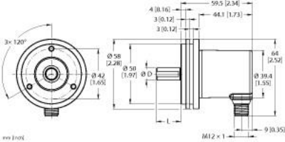 Absolute Rotary Encoder - Multiturn, Efficiency Line