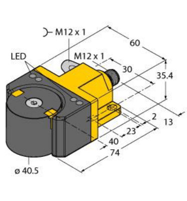 Inductive Angle Sensor, With CANopen Interface, Premium Line