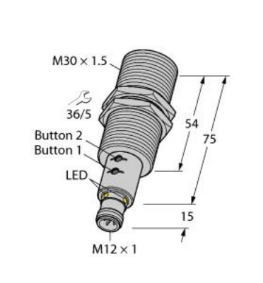 Ultrasonic Sensor, Diffuse Mode Sensor