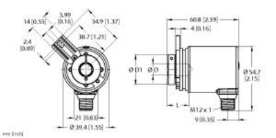 Absolute Rotary Encoder - Multiturn, IO-Link, Industrial Line