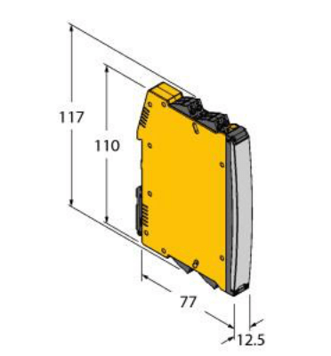 Isolating switching amplifier, 1-channel