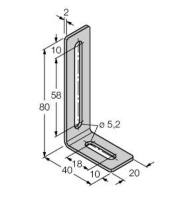 Accessories, Mounting Bracket, For Linear Position Sensors LI-Q25L