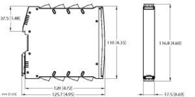 Isolating switching amplifier, 4-channel