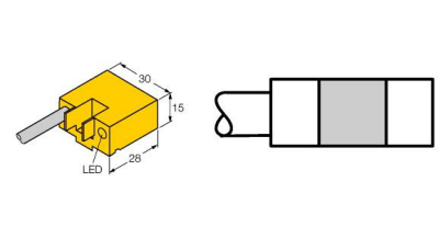 Magnetfeldsensor, Magnetinduktiver Näherungssensor