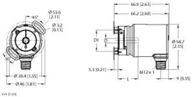 Absolute Rotary Encoder - Single-Turn, IO-Link, Industrial Line