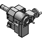 Hollow rotary drive with linear - vacuum