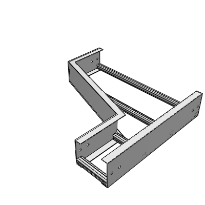 Cable Tray Left Reducer Fittings