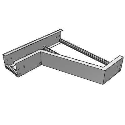Cable Tray Right Reducer Fittings
