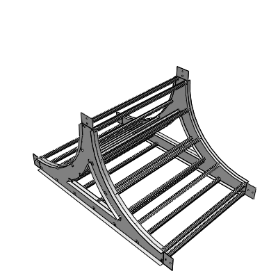 Cable Tray Vertical Tee Fittings