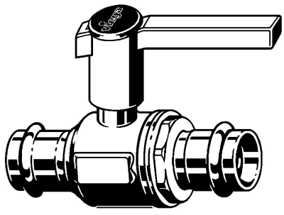 VIEGA VDI3805 237020INOX Kugelhahn2c20sc Contur Industrial Valves