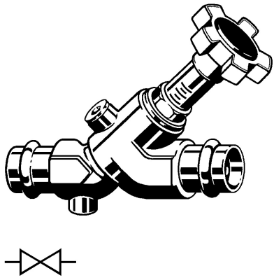 VIEGA VDI3805 228220zirkulationsventil2c20statisch2c20sc Contur Industrial Valves