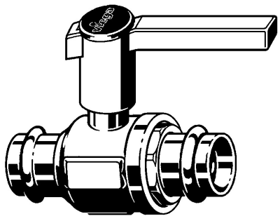 VIEGA VDI3805 227520kugelhahn2c20sc Contur Industrial Valves