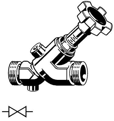 VIEGA VDI3805 228220120zirkulationsventil2c20statisch2c20g Gewinde Industrial Valves