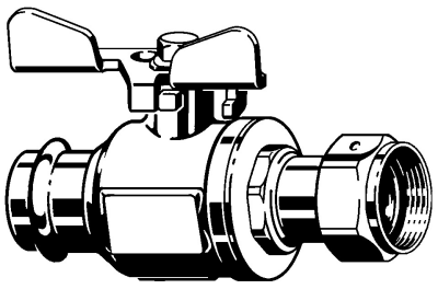 VIEGA VDI3805 227520720kugelhahn2c20sc Contur2fg Gewinde Industrial Valves