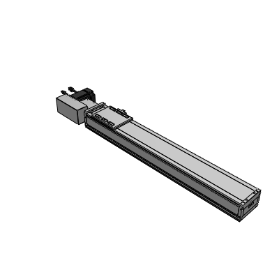 Synchronous belt fully enclosed uniaxial robot