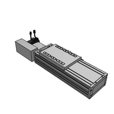 Synchronous belt fully enclosed uniaxial robot